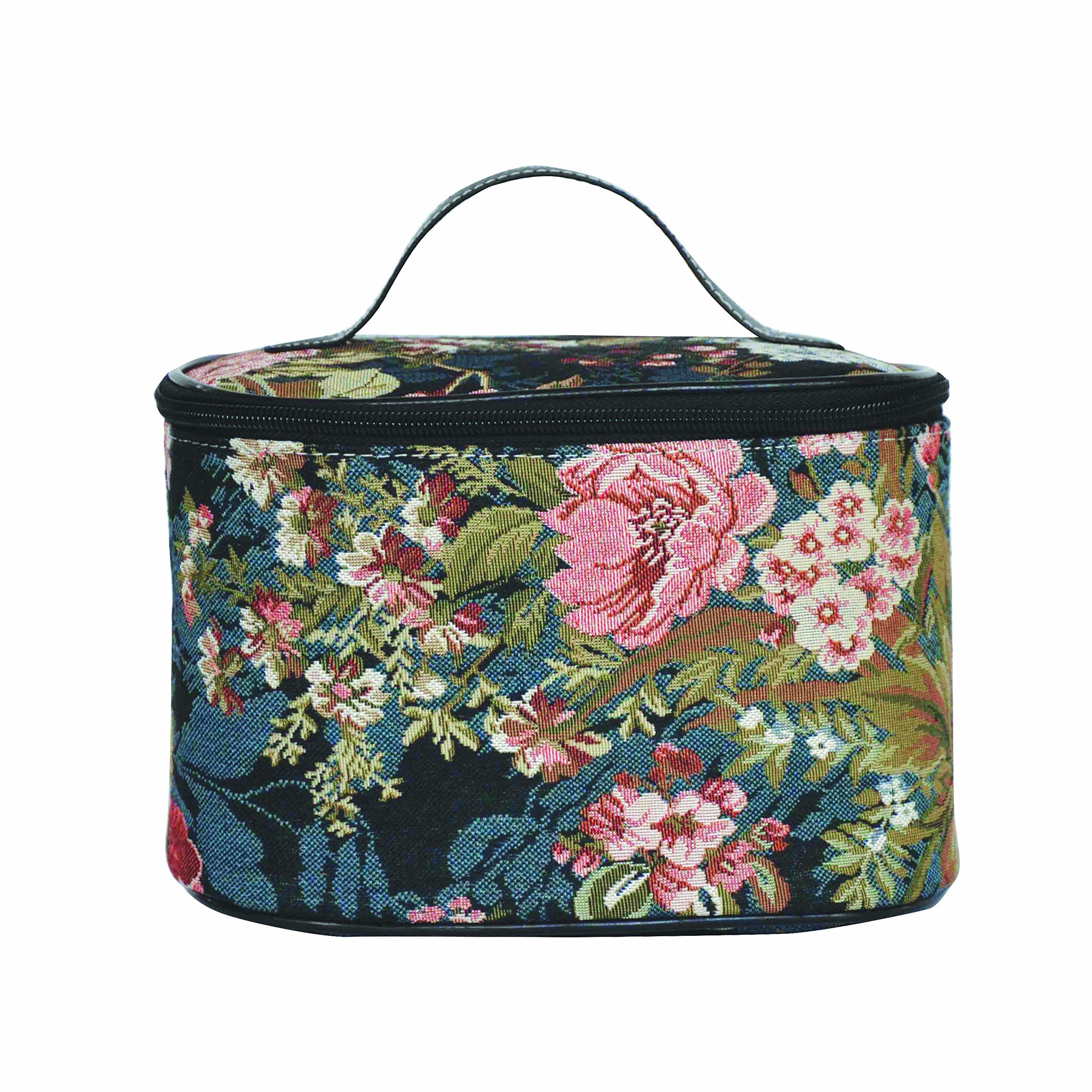 **Signare Women's Vanity Bag - Waterproof Toiletry & Makeup Travel Organizer with 14 Stylish Designs - Perfect for Travel, Gym, and Daily Essentials Storage**