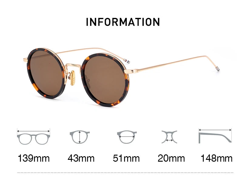 Black Polarized Sunglasses for Men - Full Rim Alloy Round Frame X906 - Perfect for Driving, Fishing & Outdoor Activities