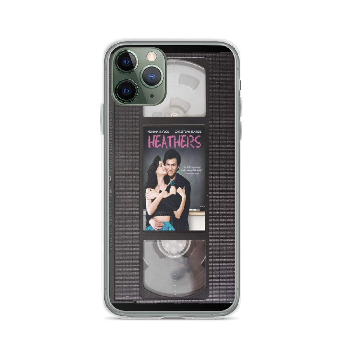 Heathers VHS Retro Phone Case Compatible with iPhone 12/11/X/Xs/Xr/8/7/6/6s/Plus/Mini/Pro/Max & Samsung Galaxy Note/S9/S10/S20/Ultra/Plus - Durable Protective Cover for Daily Use, Travel & Work