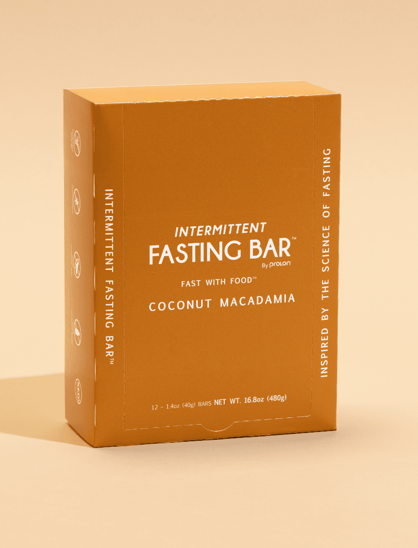 Prolon Life Fast Bar - Healthy Intermittent Fasting Snack Bars for Weight Loss & Energy - Perfect for Work, Travel & Fitness Routine