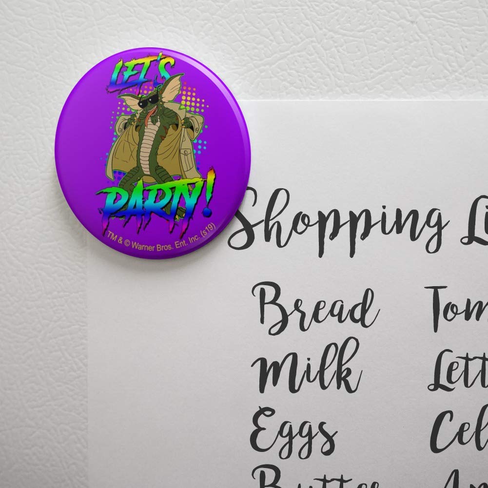 Gremlins Let's Party! Funny Kitchen Refrigerator Magnet - Cute Locker Decor for Home, Office & Dorm - Perfect Gift for Movie Fans & Collectors