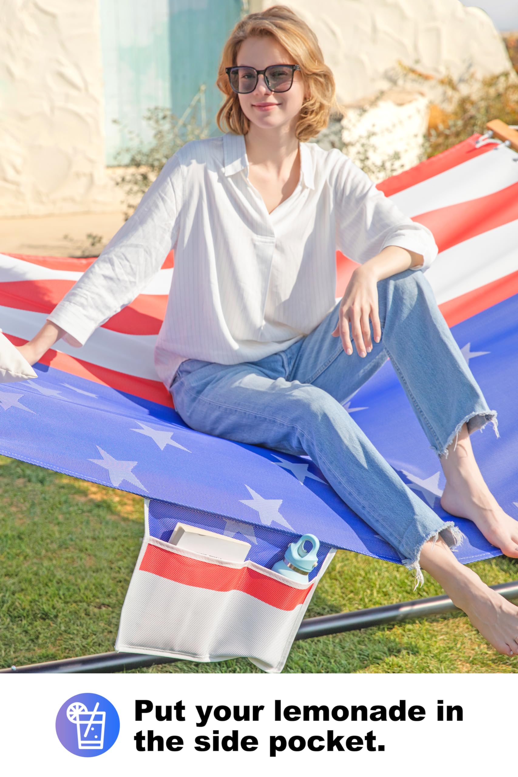 **Heavy Duty 2-Person Waterproof Hammock with Stand – 55