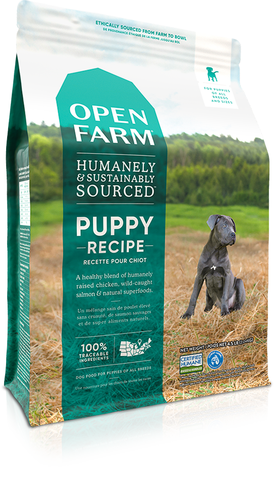 Open Farm Grain Free Dry Dog Food for Puppies - High Protein, Natural Ingredients for Healthy Growth - Perfect for Small Breeds & Active Puppies