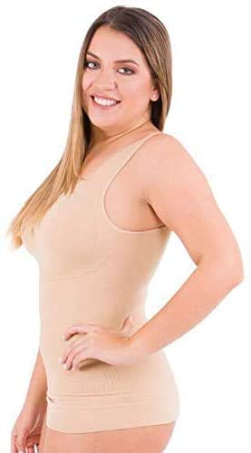Women's Cami Body Shaper - 3 Pack Tummy Control Waist Trimmer Shapewear for Slimming & Smoothing - Perfect for Dresses, Workouts & Everyday Wear