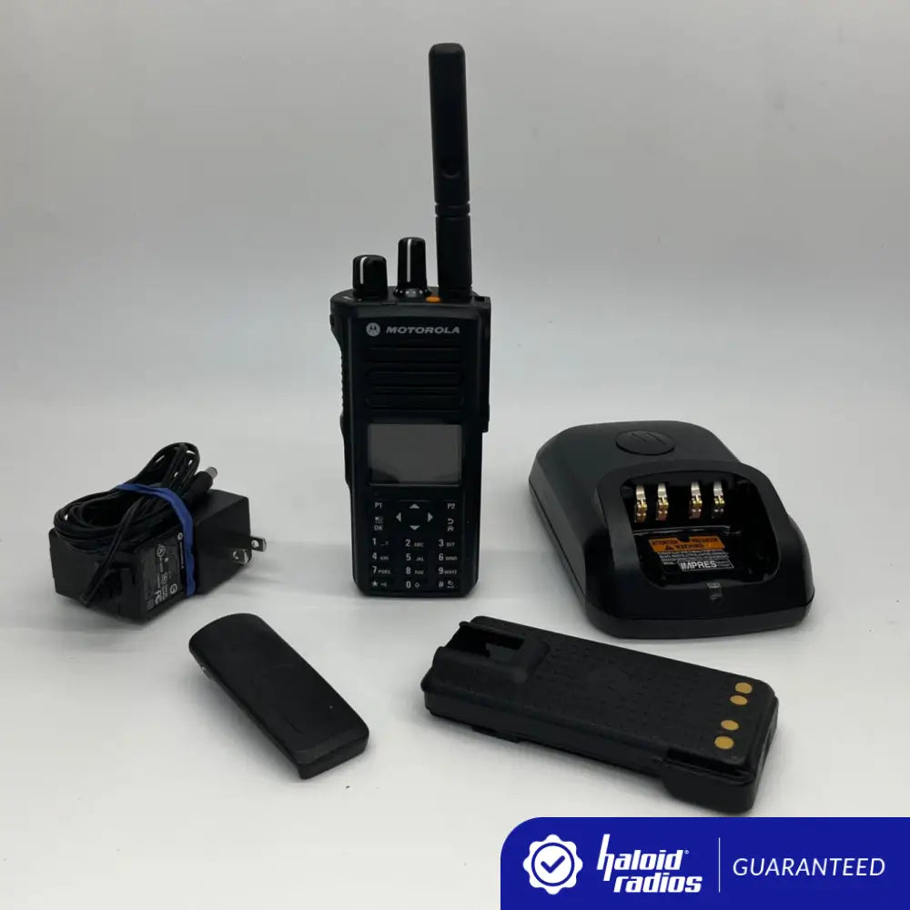 Motorola XPR7550E VHF Portable Two-Way Radio with Connect Plus & WiFi - Ideal for Business, Security, and Outdoor Communication
