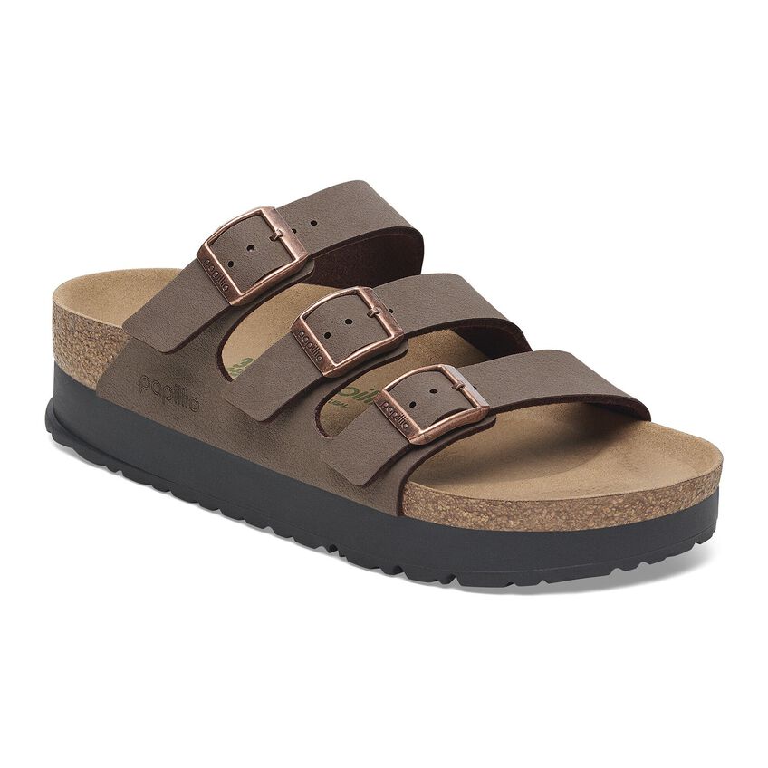 Birkenstock Florida Platform Vegan Sandals in Mocha - Comfortable & Stylish for Women, Perfect for Summer Outings & Casual Wear