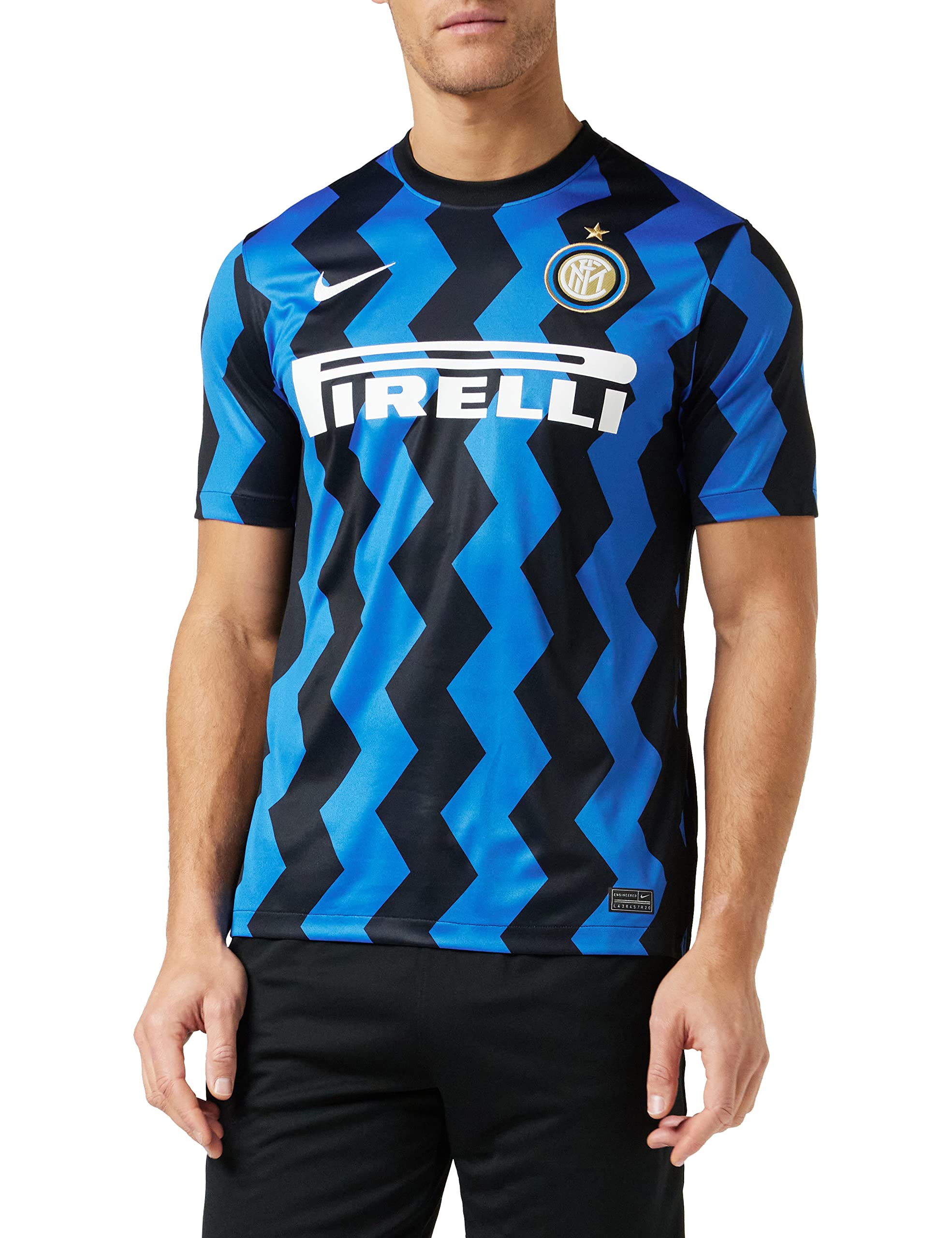 Nike Inter Milan 2020/21 Home Men's Soccer Jersey - Authentic Football Shirt for Match & Training - Perfect for Fans, Players & Gift Giving