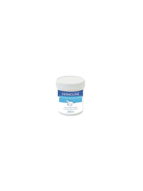 Dermoline Soothing Wound Cream for Fast Healing - Antibacterial & Moisturizing Skin Repair Ointment for Cuts, Burns & Minor Injuries - First Aid Essential for Home, Travel & Outdoor Activities