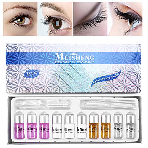Professional Eyelash Perm Kit with Curler & Lotion - DIY Lash Lift for Girls - Perfect Makeup Gift Set for Home & Salon Use