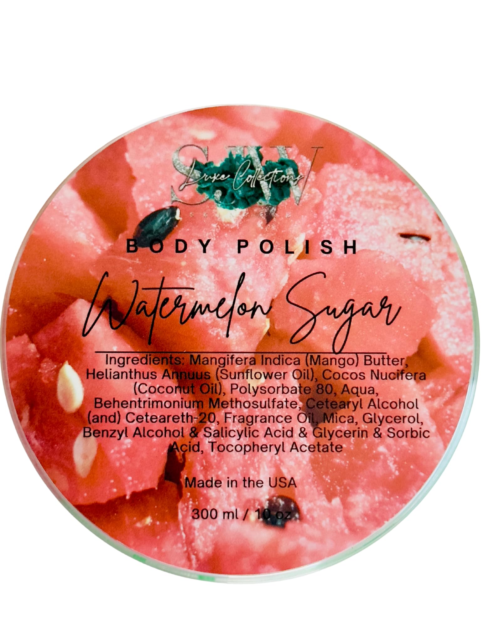 Natural Watermelon Sugar Body Scrub - Exfoliating & Moisturizing for Smooth Skin | Perfect for Spa Day & Self-Care Routine