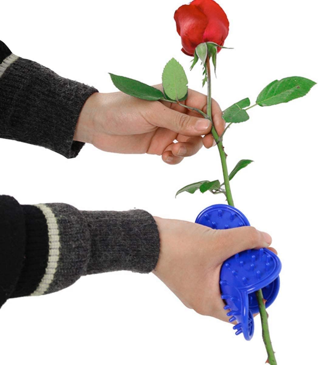 3 Pack Rose Thorn Stripper Tool - Garden Leaf Remover Set with Gloves for Pruning Roses, Flowers & Gardening | Perfect for Home Gardeners & Professional Landscapers