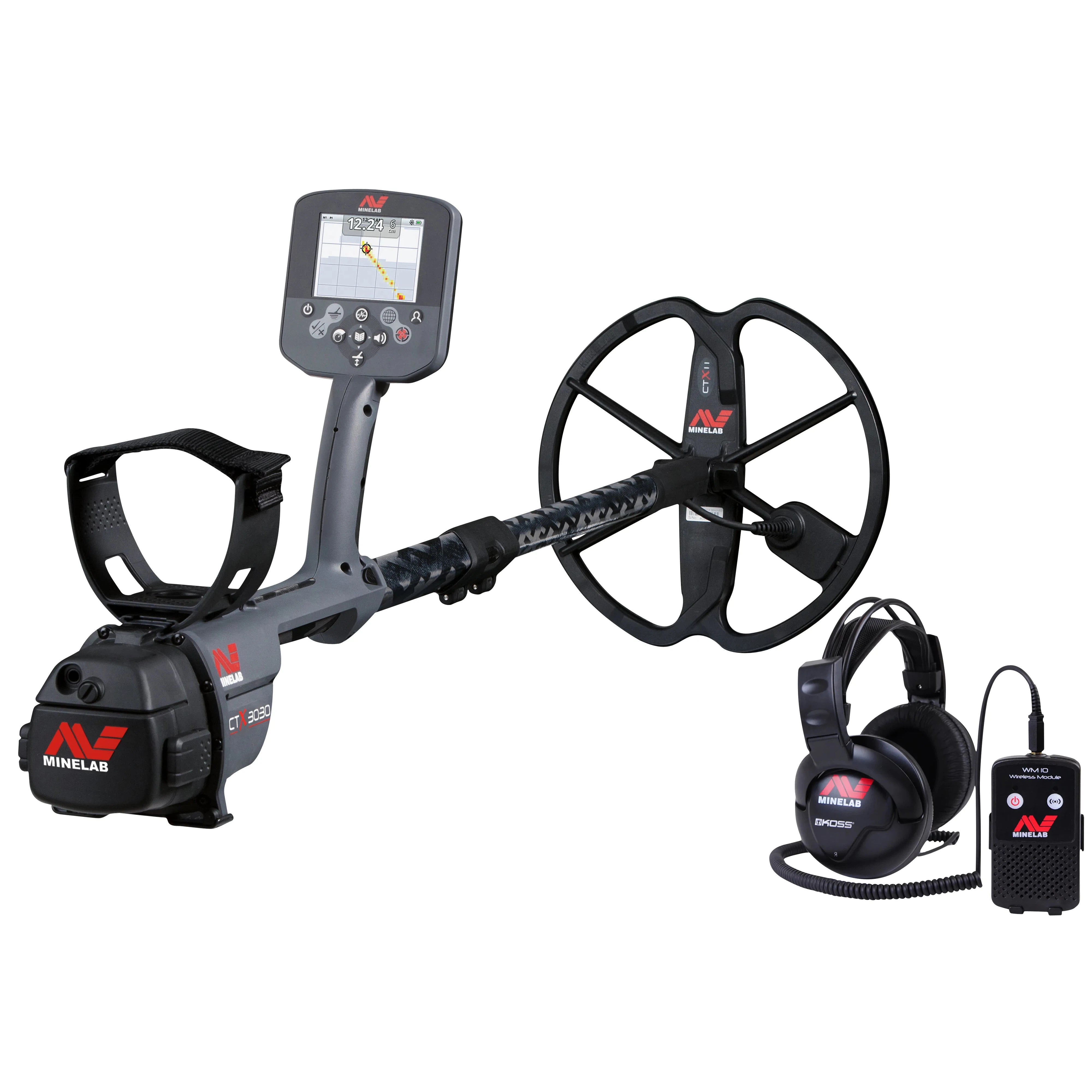 Minelab CTX 3030 Professional Waterproof Metal Detector for Treasure Hunting, Gold & Coin Detection - Perfect for Beach, Field & Underwater Exploration