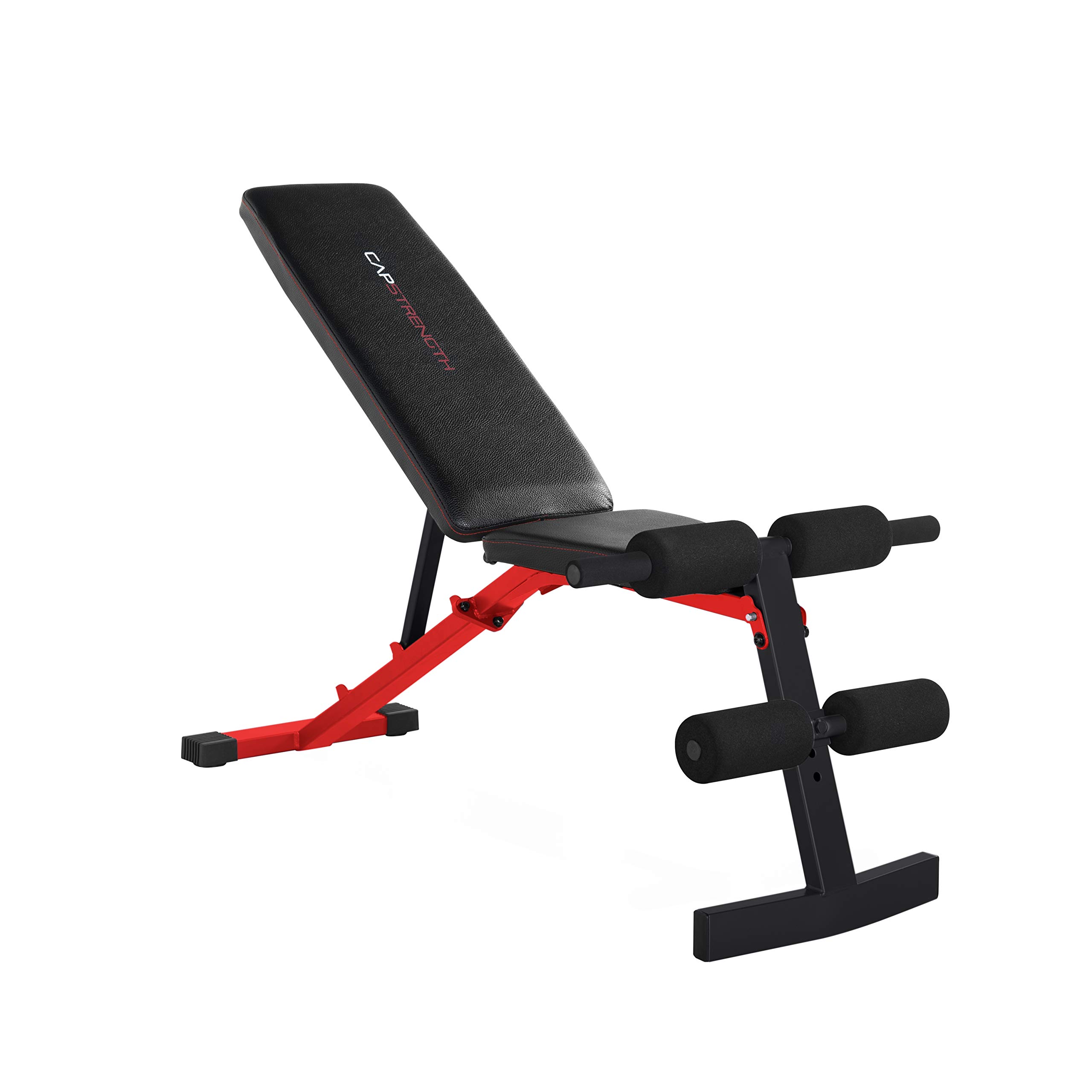 CAP Barbell Adjustable Weight Bench - 500LBS Capacity Home Gym Equipment for Full Body Workout | Incline/Decline Bench Press | Heavy Duty Fitness Training Bench for Strength Training & Cardio | Perfect for Home Gym, Garage Workouts & Personal Training Studios (Multiple Colors Available)