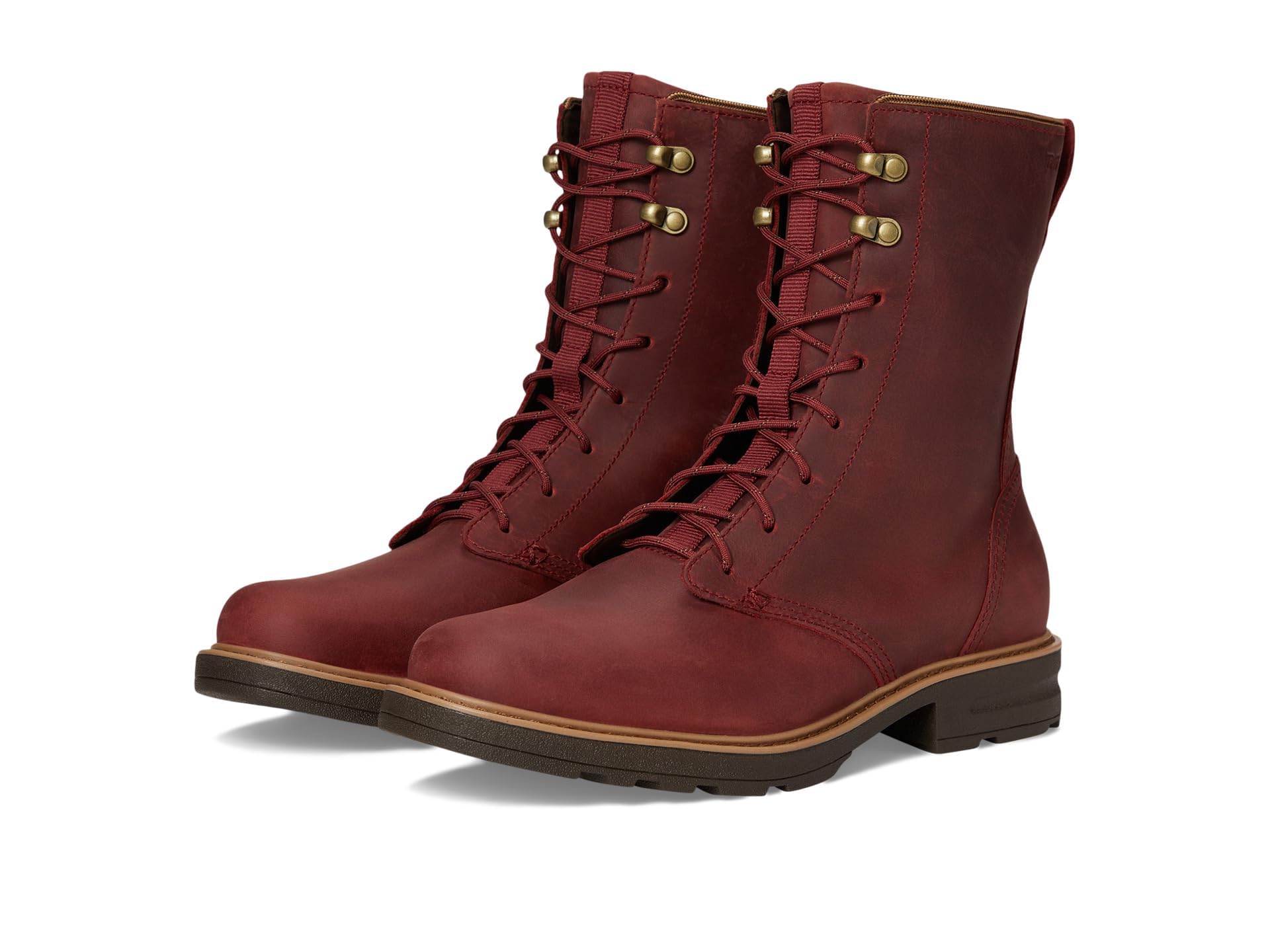Teva Women's Rowena Lace-Up Fashion Boots - Waterproof Hiking & Outdoor Boots for Women - Comfortable Ankle Boots for Walking, Travel & Casual Wear