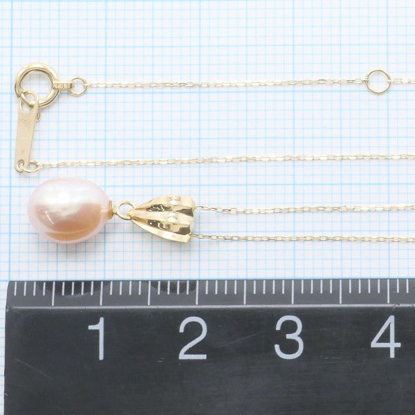 18K Yellow Gold Pearl Necklace for Women - Elegant Bridal Jewelry & Gift for Anniversary, Valentine's Day, Birthday - Perfect for Weddings, Parties and Special Occasions