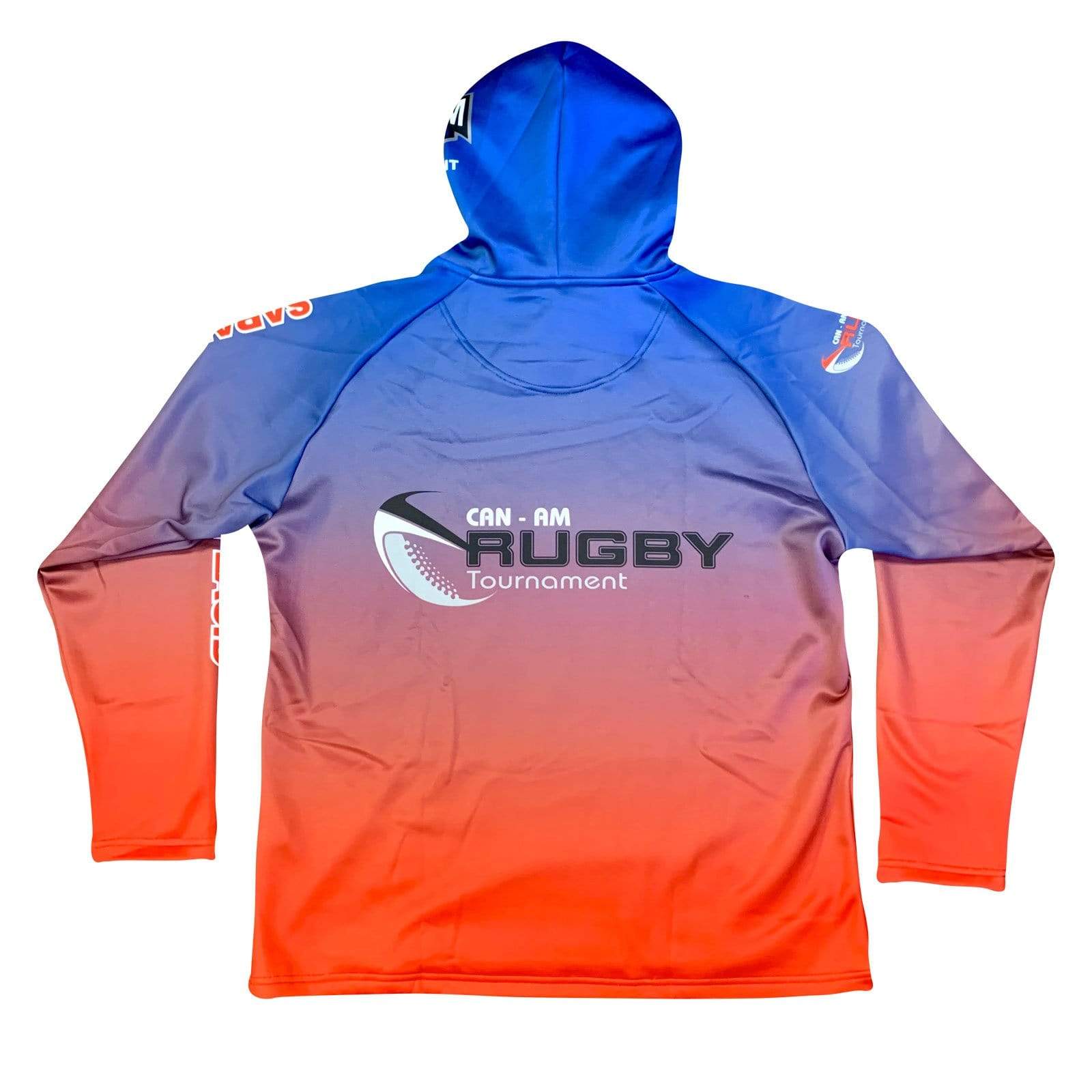 CAN AM Rugby Sublimated Hoody - Premium Performance Hoodie for Rugby Players & Fans - Perfect for Training, Games & Casual Wear