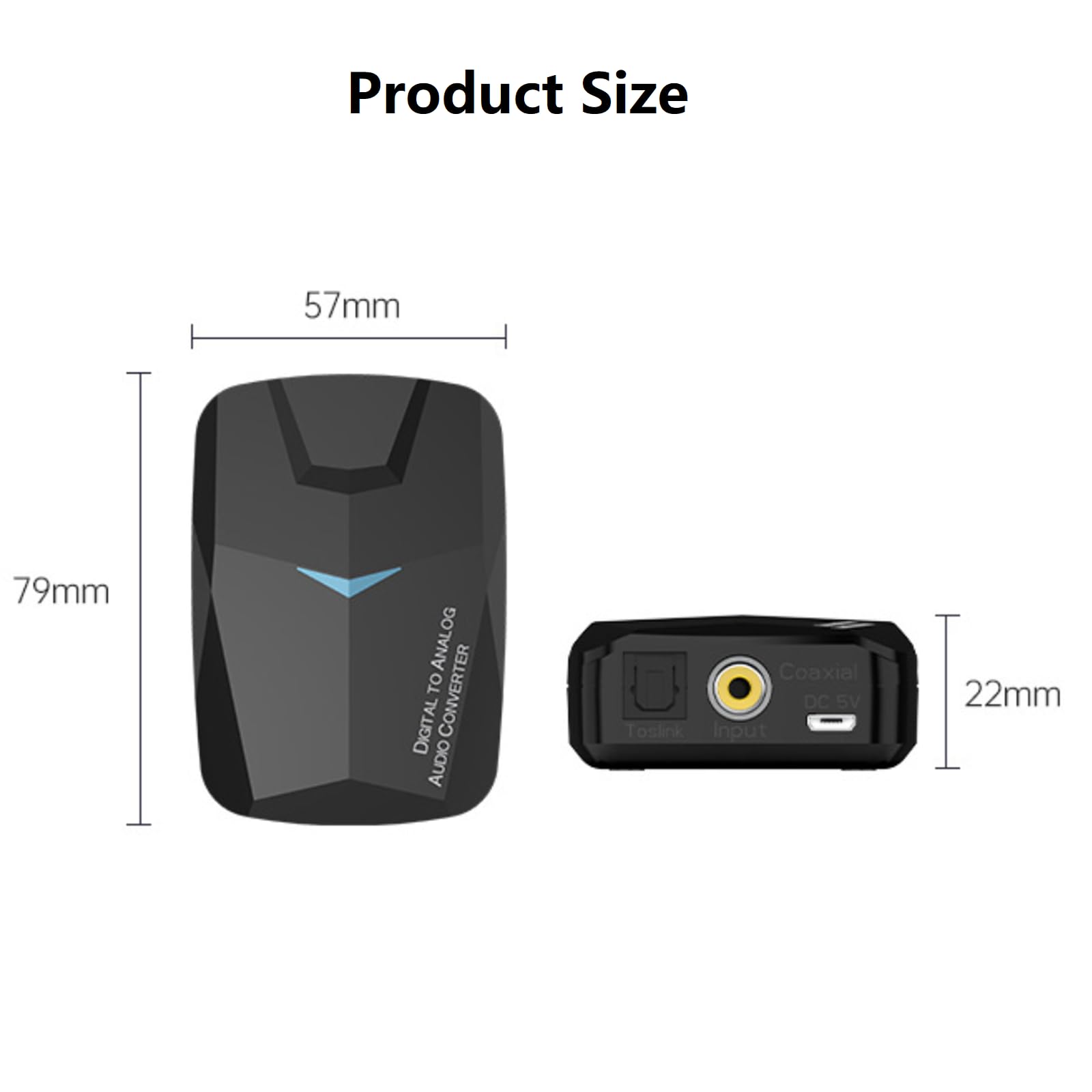MOUDOAUER Bluetooth 5.0 Audio Transmitter & Receiver - Wireless Optical Adapter for Home Speakers, Wired Speakers & Music Streaming Systems | Perfect for Home Theater, Gaming & Multi-Room Audio Setup