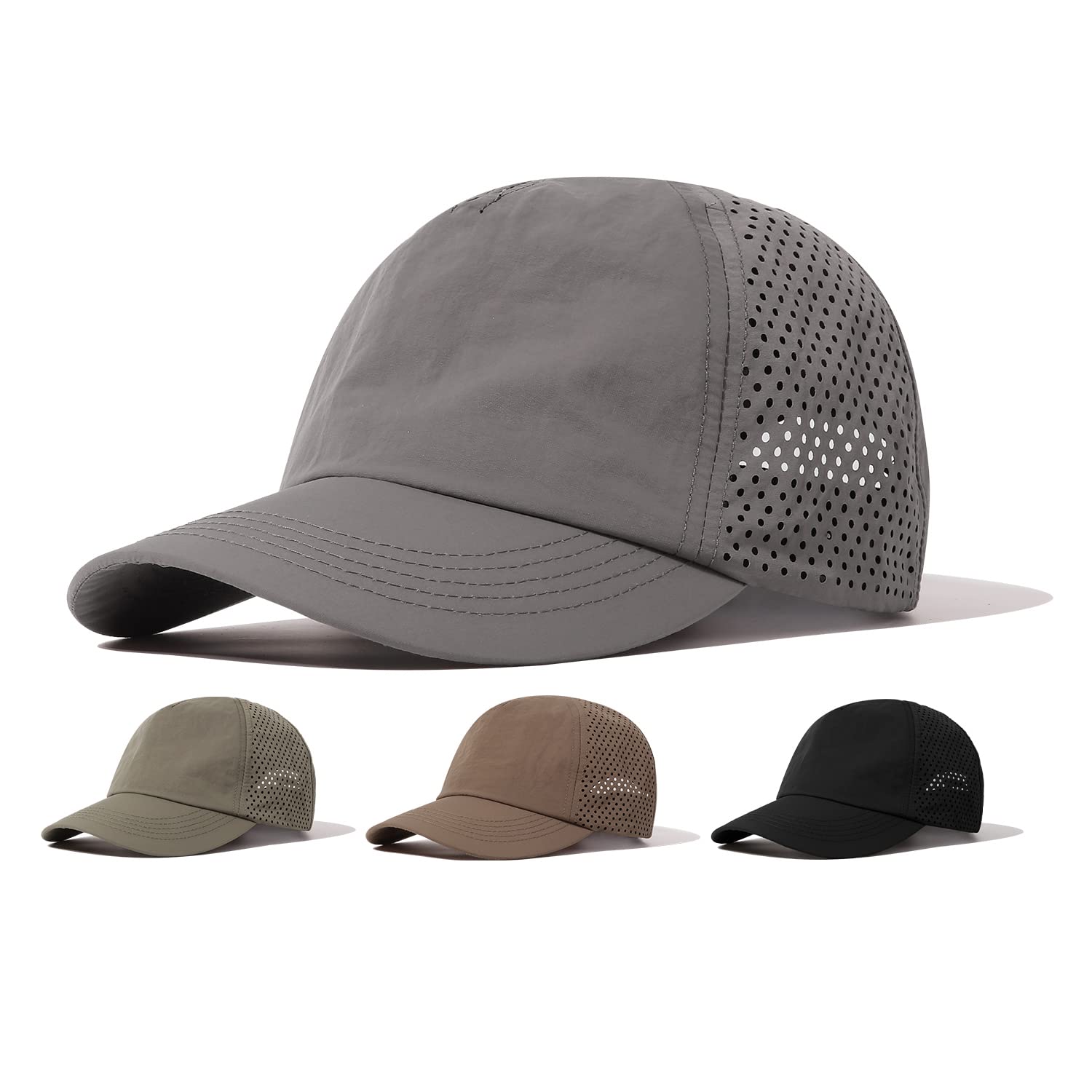 CLAPE Summer Mesh Baseball Cap - Quick Dry, Lightweight & Breathable Running Hat for Men & Women - Cooling Sports Hat for Golf, Hiking, Jogging & Outdoor Activities