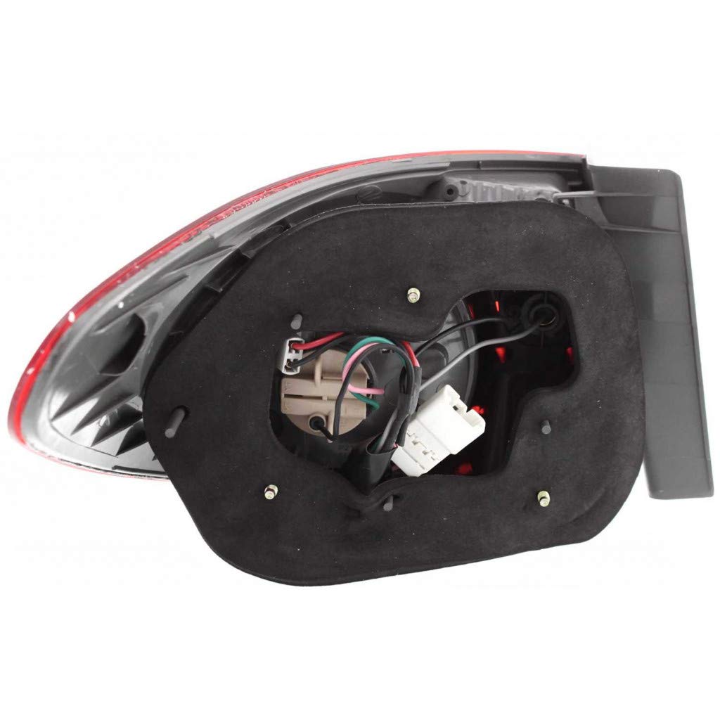 2007-2010 Hyundai Elantra Replacement Rear Tail Lights Pair - Left & Right Side (Driver & Passenger) - Part Numbers HY2804108 HY2805108 92401-2H050 92402-2H050 - Perfect for Night Driving Safety & Vehicle Restoration Projects