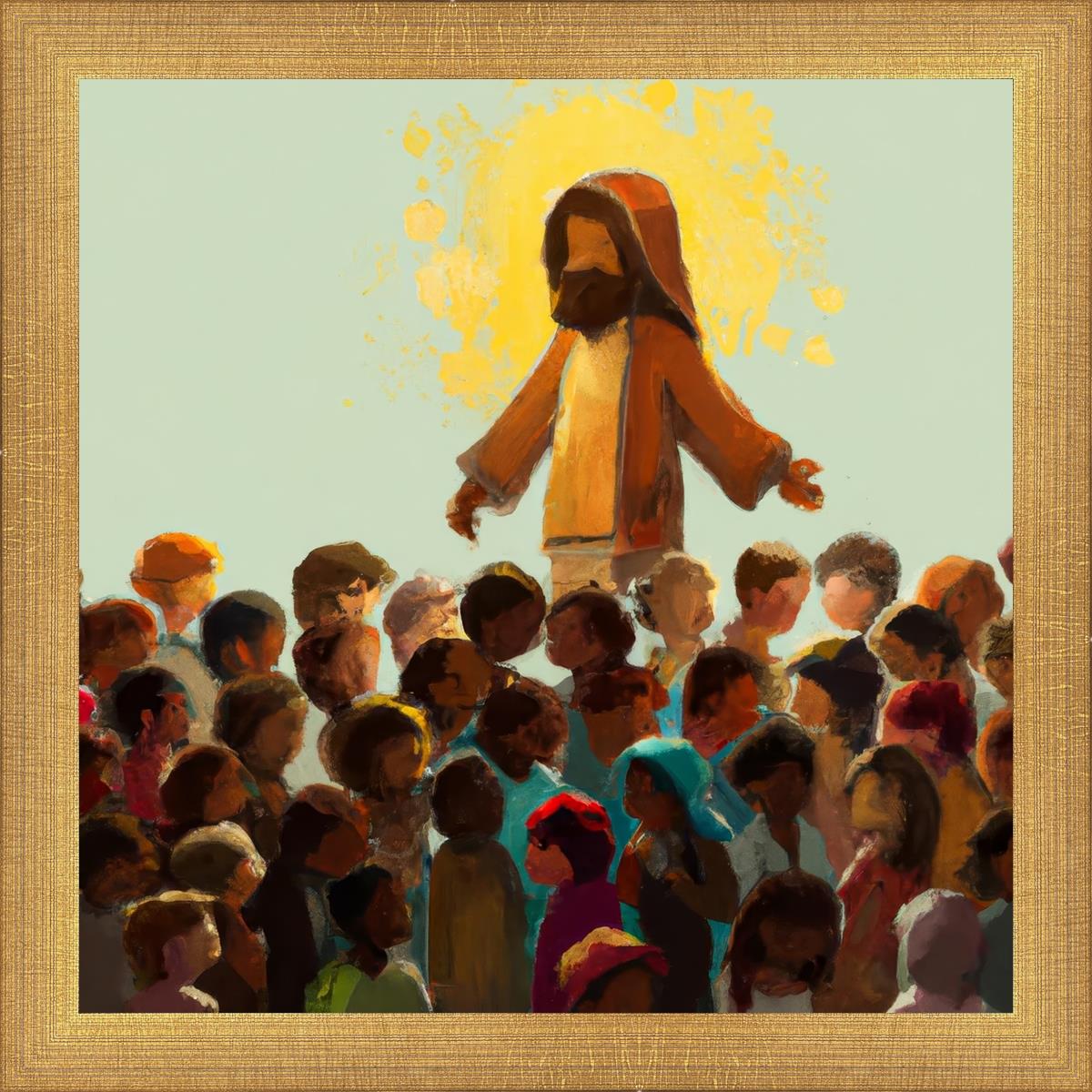 Blessed Are The Children - Inspirational Christian Wall Art for Kids' Room Decor & Nursery - Perfect for Sunday School, Baptism Gifts & Faith-Based Home Decor