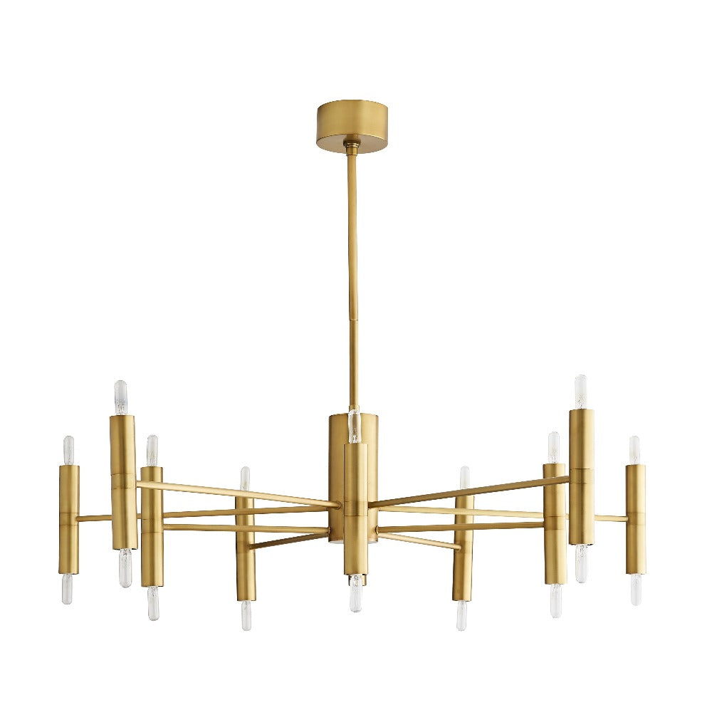 Savio Chandelier - Modern Crystal Ceiling Light Fixture for Dining Room & Living Room | Elegant Home Decor Lighting for Weddings & Luxury Interiors