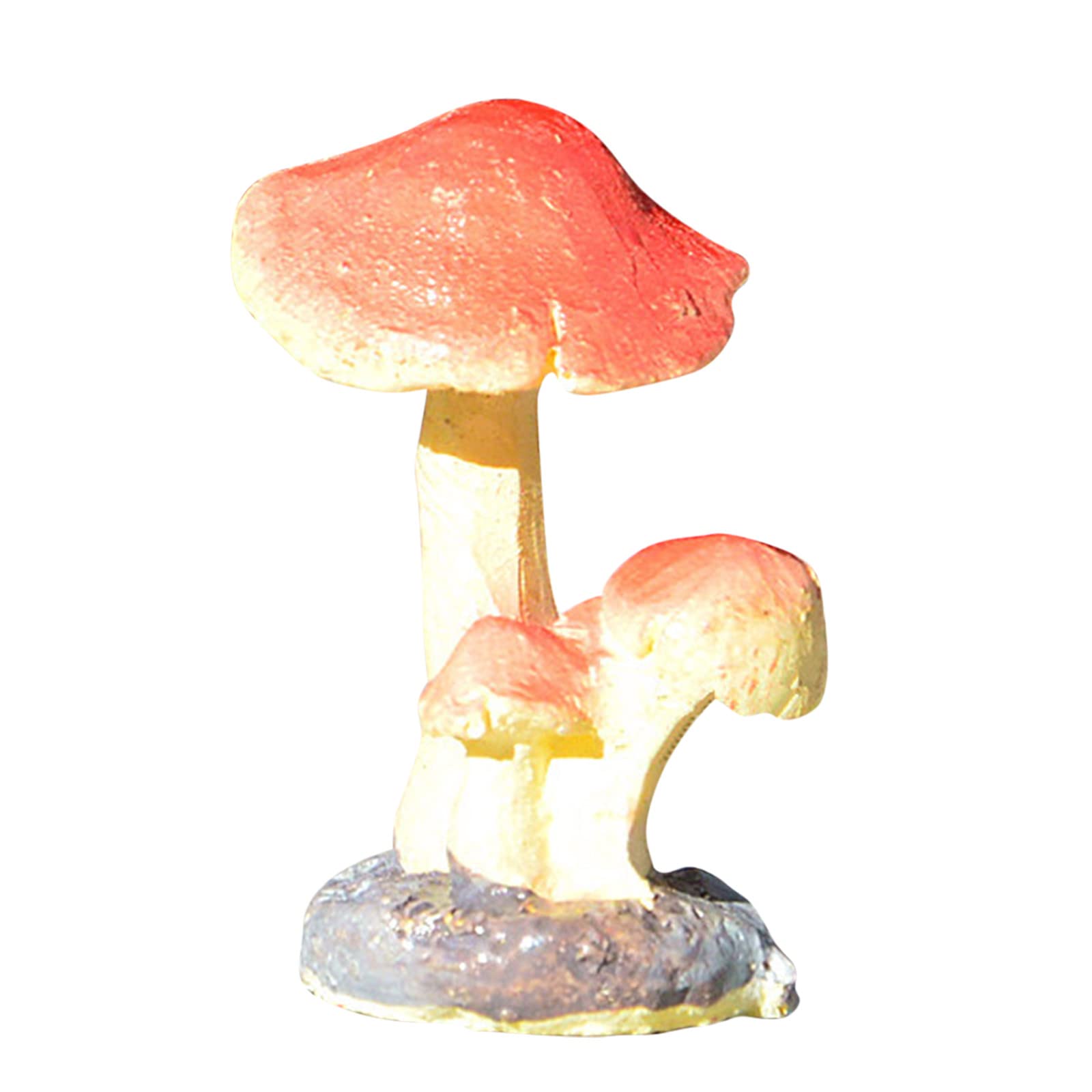 Crystal Snowflake Ornaments - Mini Mushroom Potted Decor for Gardening, Moss Terrarium & Micro Landscape DIY - Perfect Small Gift for Home, Office, Fairy Garden & Christmas Decorations (One Size)