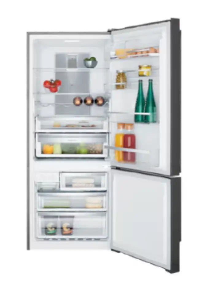 Electrolux EBE4507BC 425L Bottom Mount Refrigerator - Dark Stainless Steel, Right Hand Door | Perfect for Modern Kitchens & Open-Plan Living Spaces