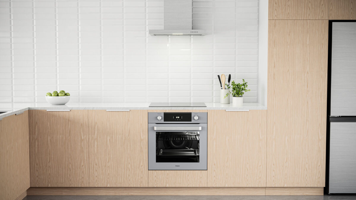 Haier 60cm Induction Cooktop with 4 Cooking Zones - Energy Efficient, Fast Heating, Grey (HCI604TG3) - Perfect for Home Kitchens, Restaurants & Outdoor Cooking