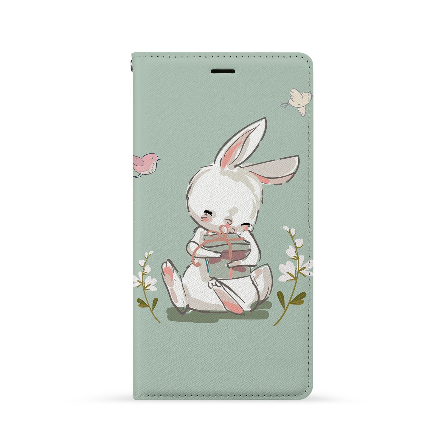 iPhone Wallet Case with Card Holder - Slim & Stylish Bunny Design for Everyday Use | Perfect for Shopping, Travel & Daily Essentials