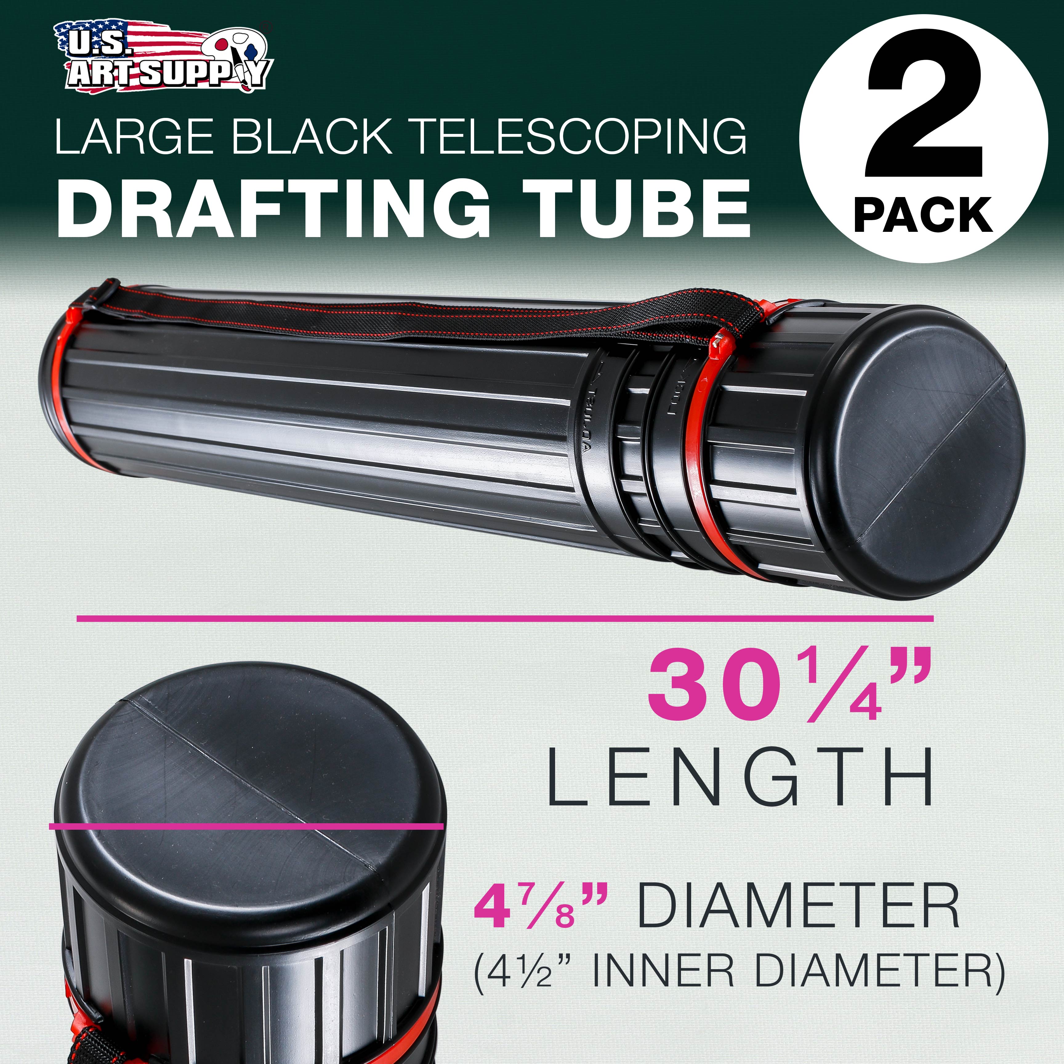 Heavy Duty Telescoping Drawing Tube (2-Pack) - 4 7/8