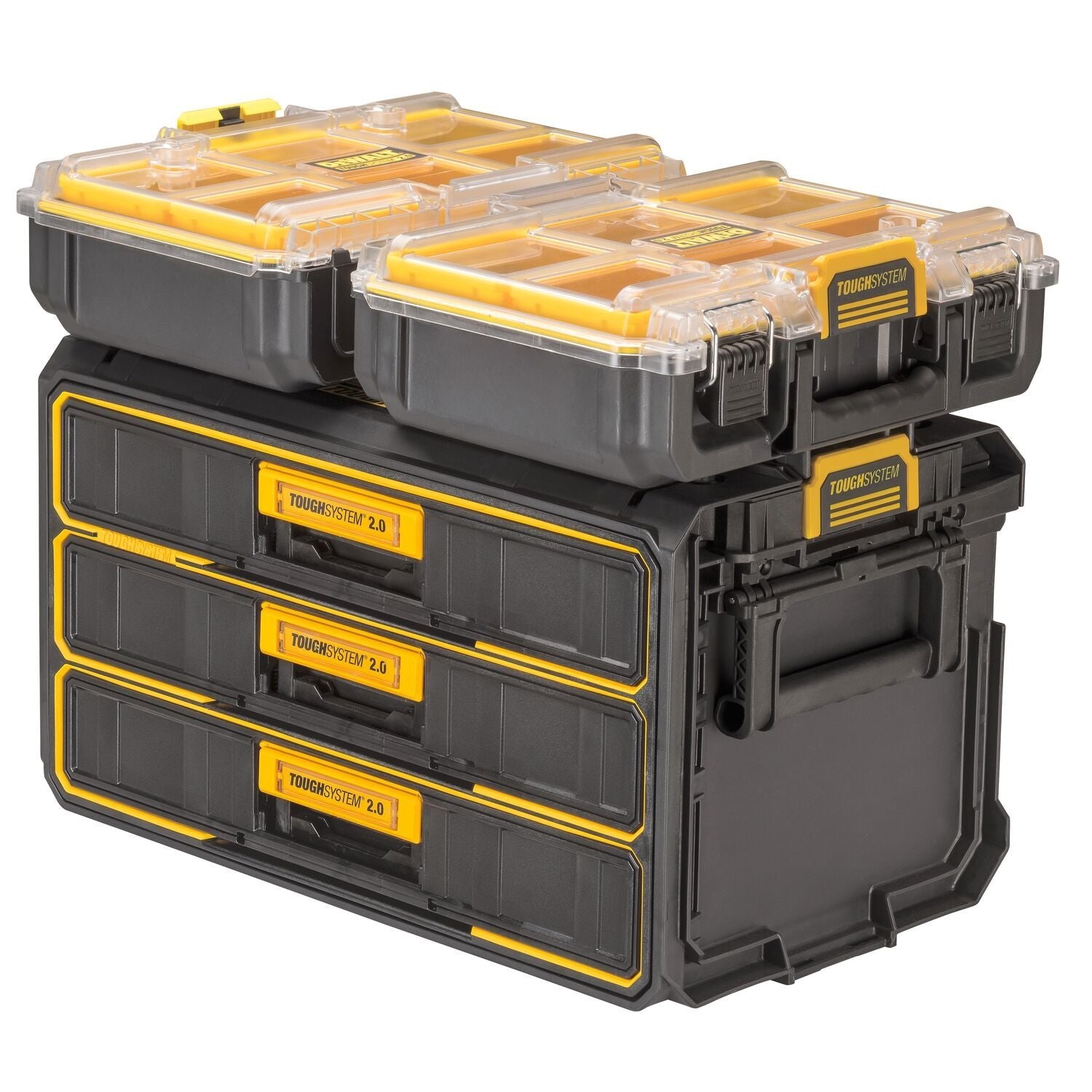 DEWALT DWST08330 TOUGHSYSTEM 2.0 3-Drawer Tool Storage Unit - Heavy Duty Toolbox Organizer for Workshop, Garage & Job Site