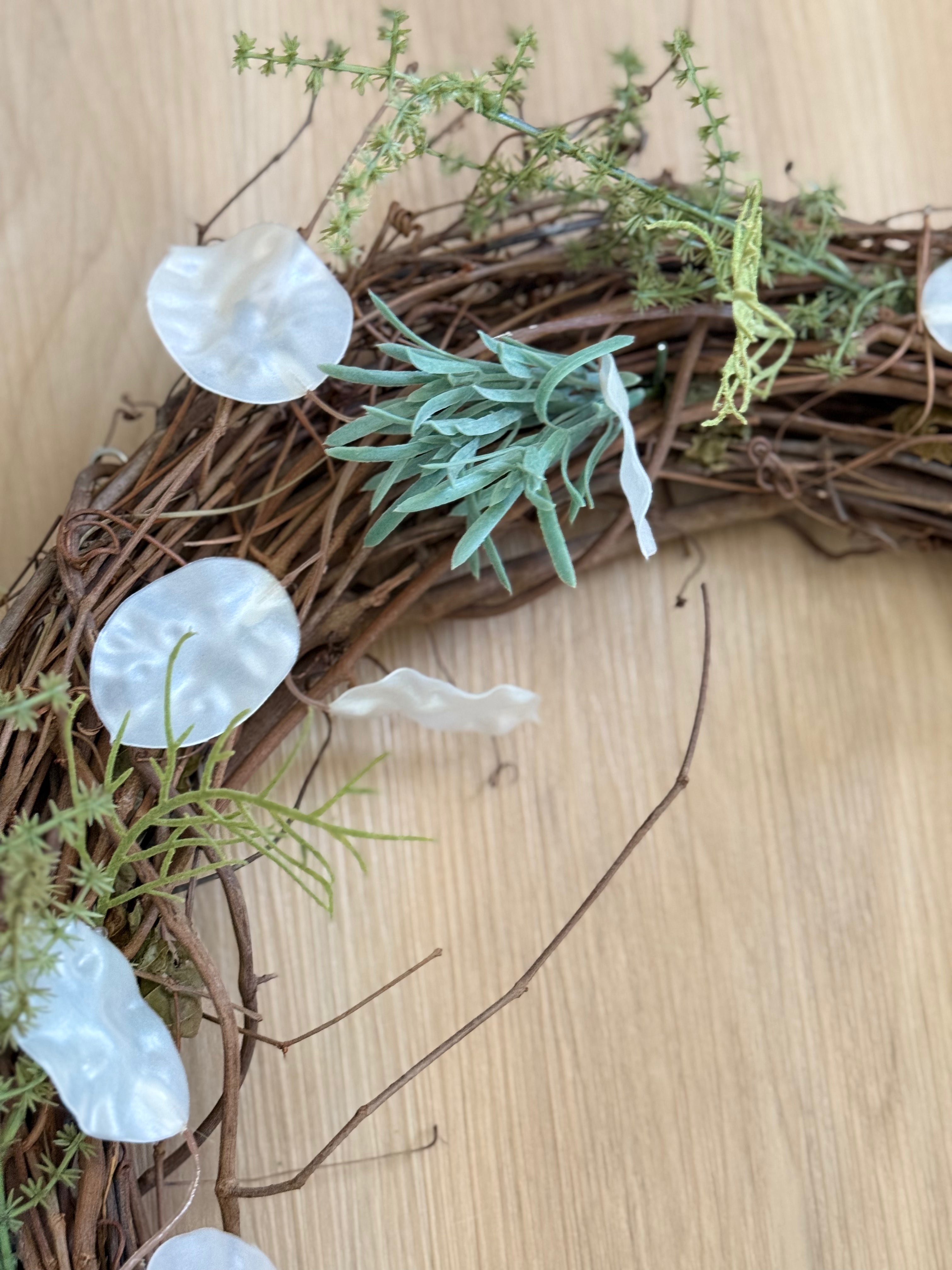 Good Luck Wreath - Elegant Home Decor for Door & Wall - Perfect for Christmas, New Year & Housewarming Gifts