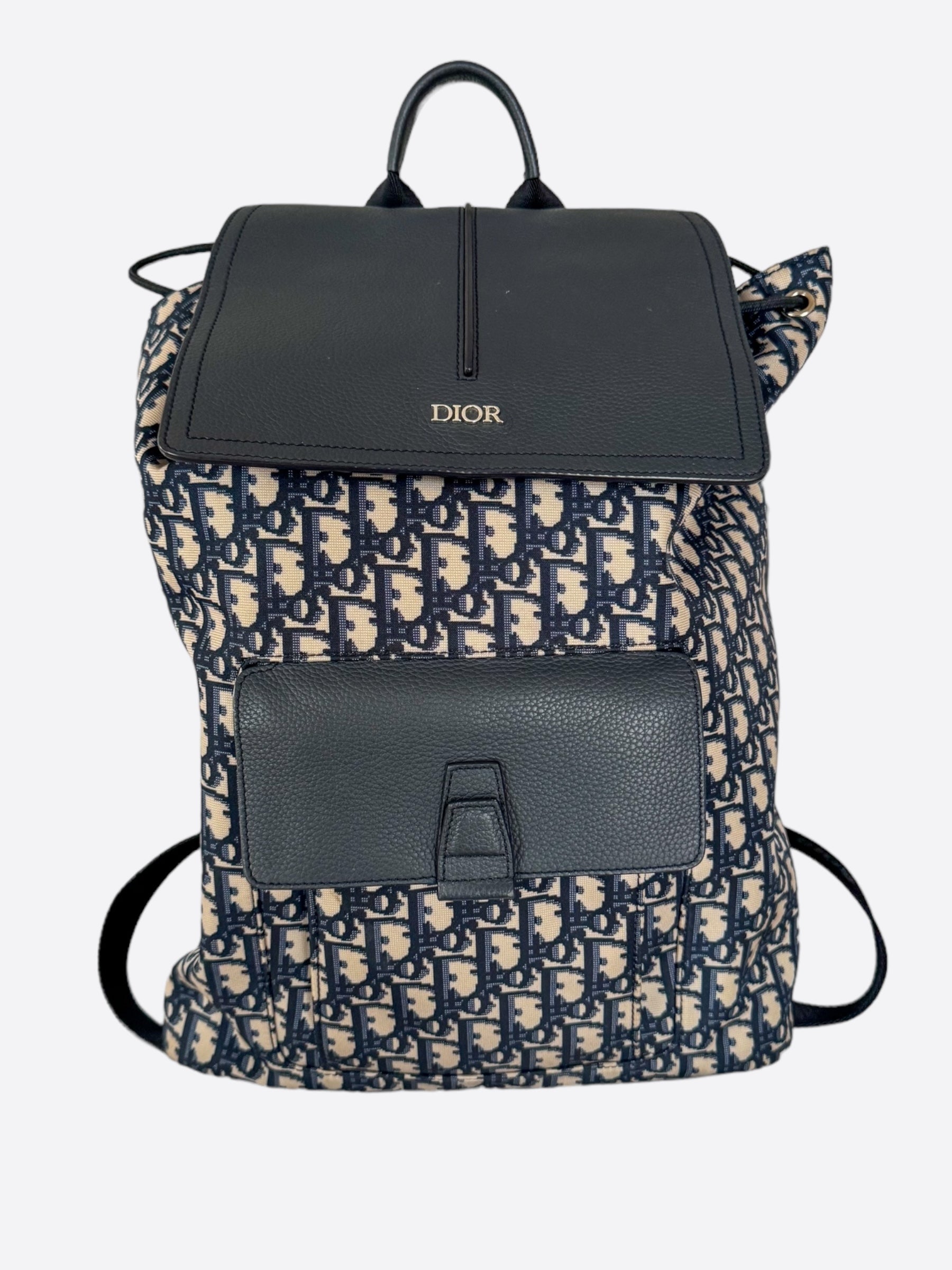 Dior Beige Oblique Motion Backpack - Luxury Designer Backpack for Women | Fashionable & Durable | Perfect for Travel, Work & Everyday Use