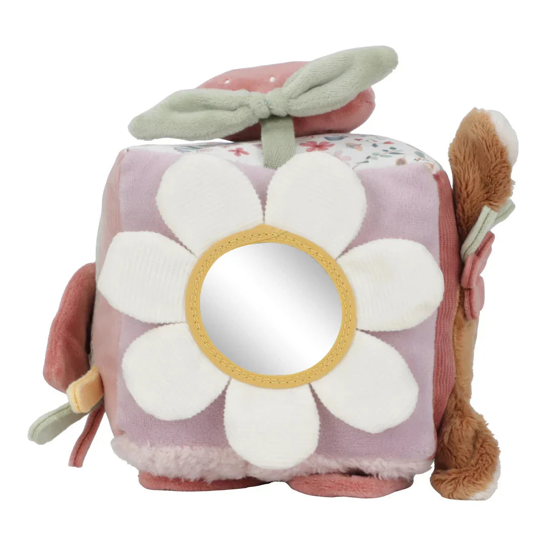 Fairy Garden Soft Activity Cube for Babies - Interactive Sensory Play Toy with Lights & Sounds - Perfect for Early Learning & Toddler Development | Great for Playtime, Daycare & Nursery Decor