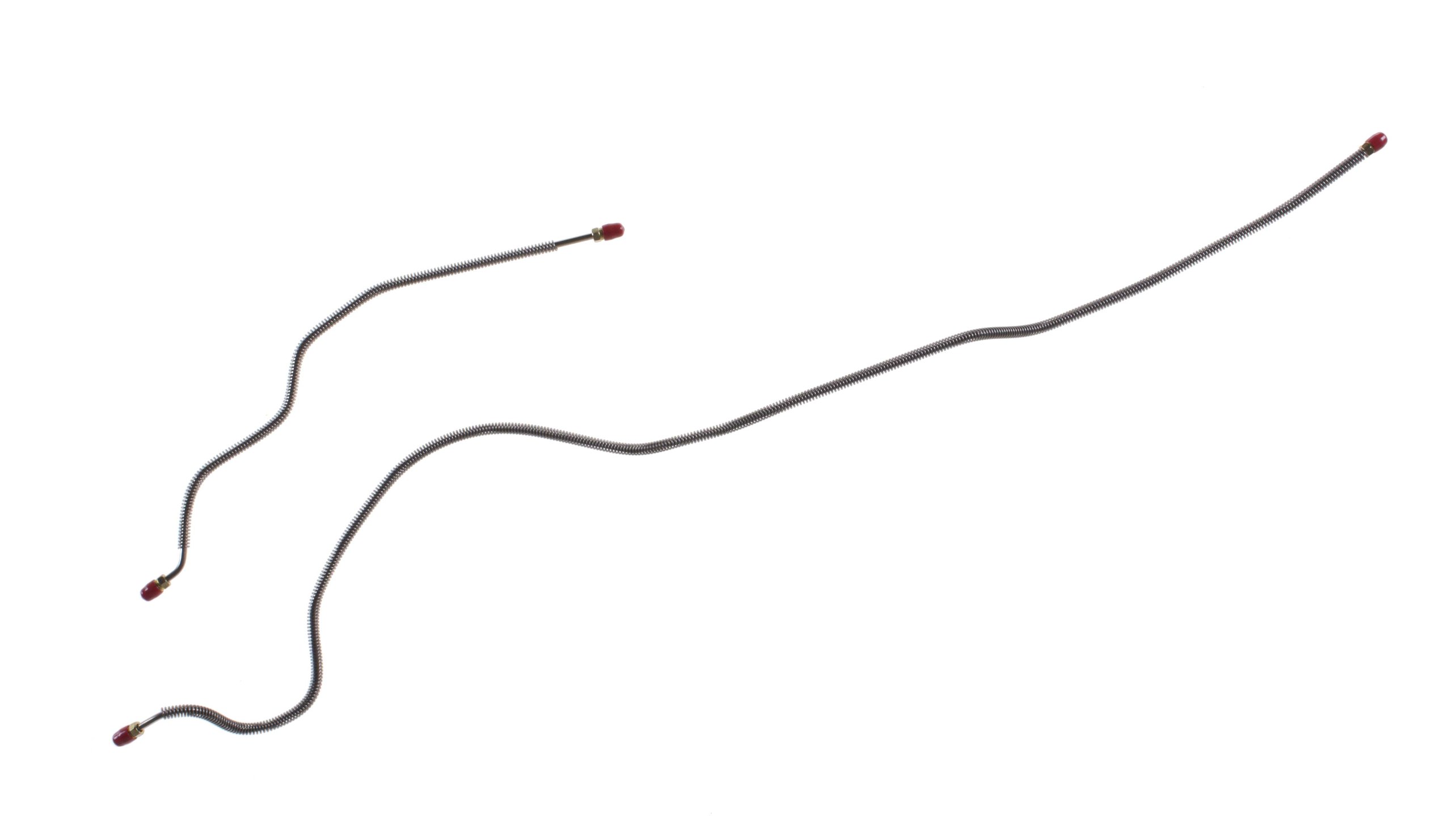 1979 Scout Rear Axle Stainless Steel Brake Lines - 2 Piece Set - Durable & Corrosion-Resistant - Perfect for Off-Roading & Vehicle Restoration Projects
