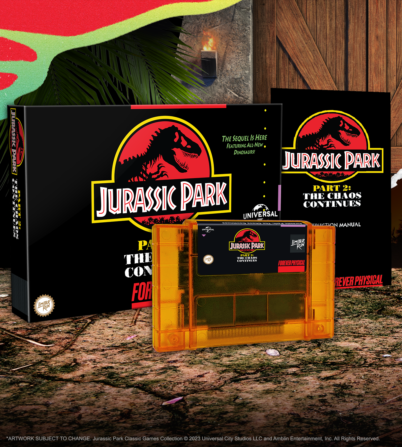 Jurassic Park Part 2: The Chaos Continues - Super Nintendo SNES Classic Game - Retro Gaming for Collectors & Fans - Perfect for Nostalgic Game Nights