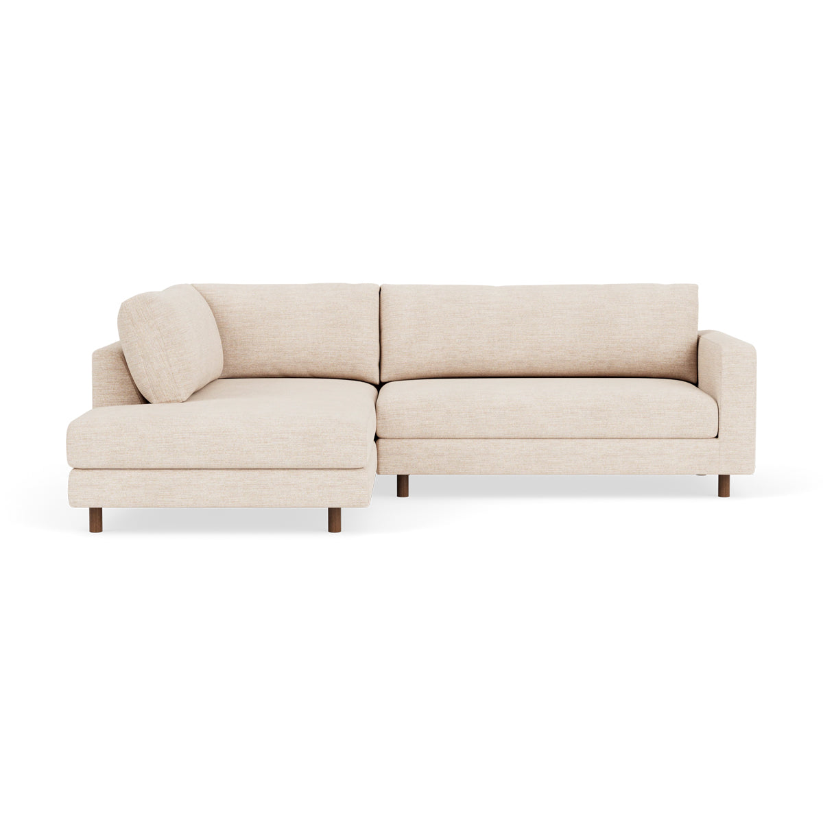 Douglas Fabric Left Corner Sofa - Modern L-Shaped Sectional Couch for Living Room, Lounge & Small Spaces | Comfortable & Stylish Home Furniture
