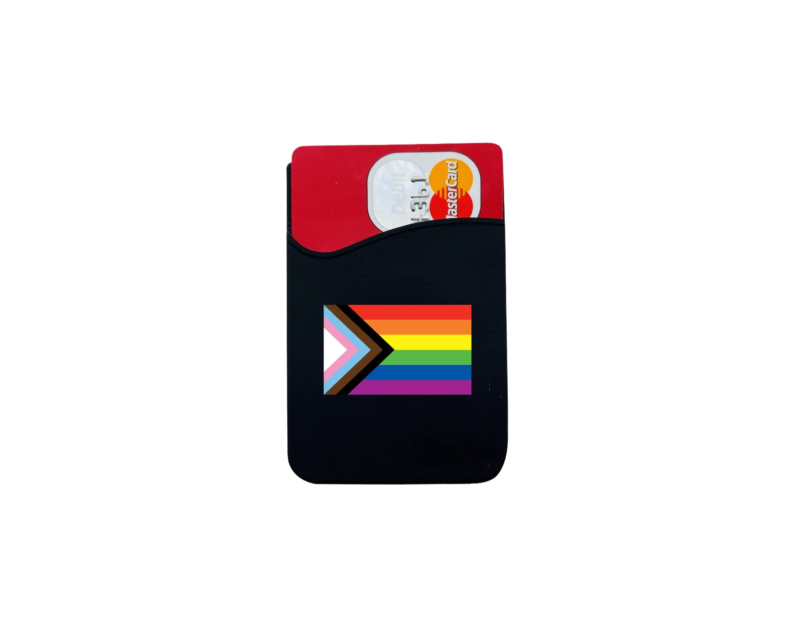 Daniel Quasar Silicone Phone Wallet Holder - Stick-On Wallet for iPhone & Android - LGBTQ Accessories, Pride Month Gifts, Promotional Events - Perfect for Daily Use, Travel & Parties