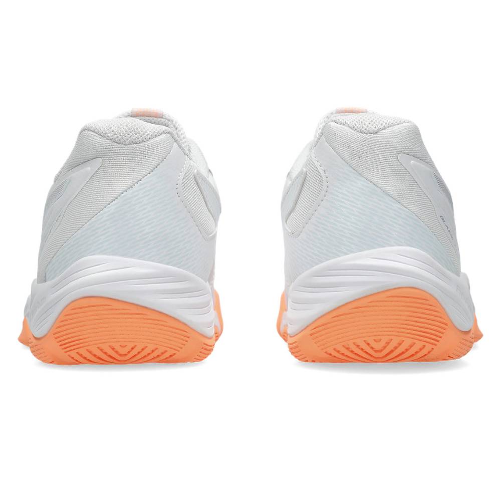 ASICS Blade FF Women's Indoor Volleyball Shoes - Lightweight Court Sneakers for Women (White/Grey Blue) | Perfect for Volleyball, Badminton & Indoor Sports Training