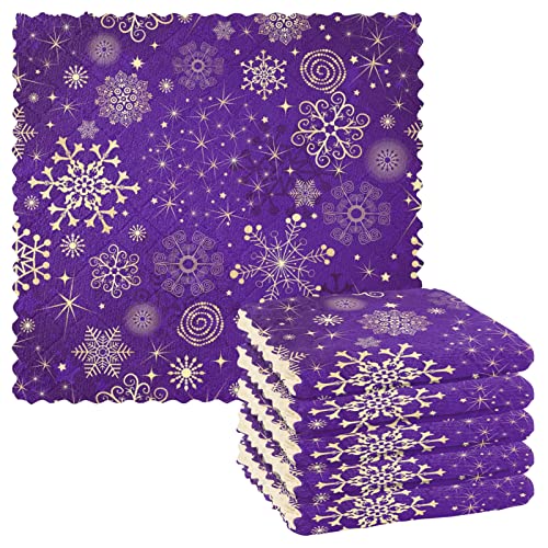 Purple Snowflakes