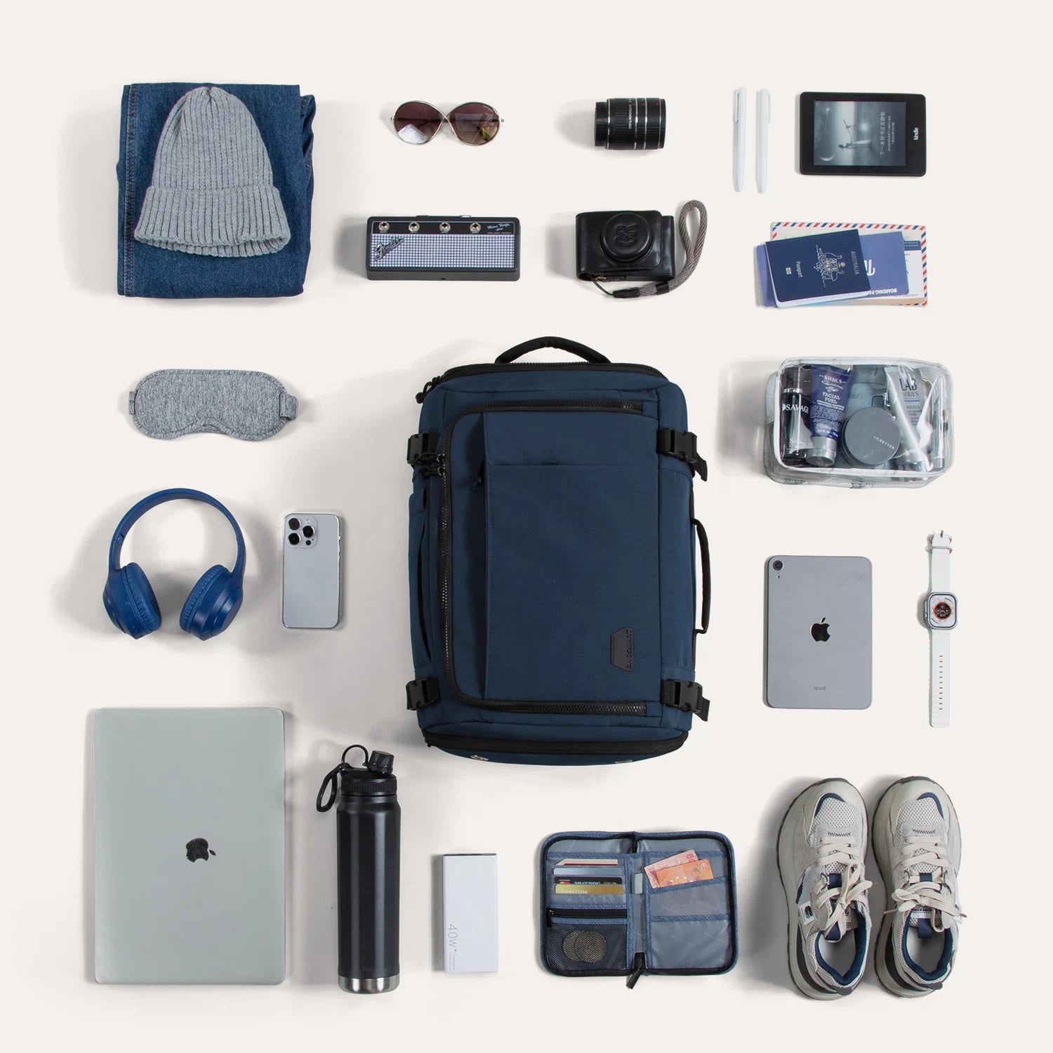 Blast Travel Backpack - Lightweight Waterproof Carry-On Backpack for Men & Women - Perfect for Airplane, Hiking, Camping & Daily Commute