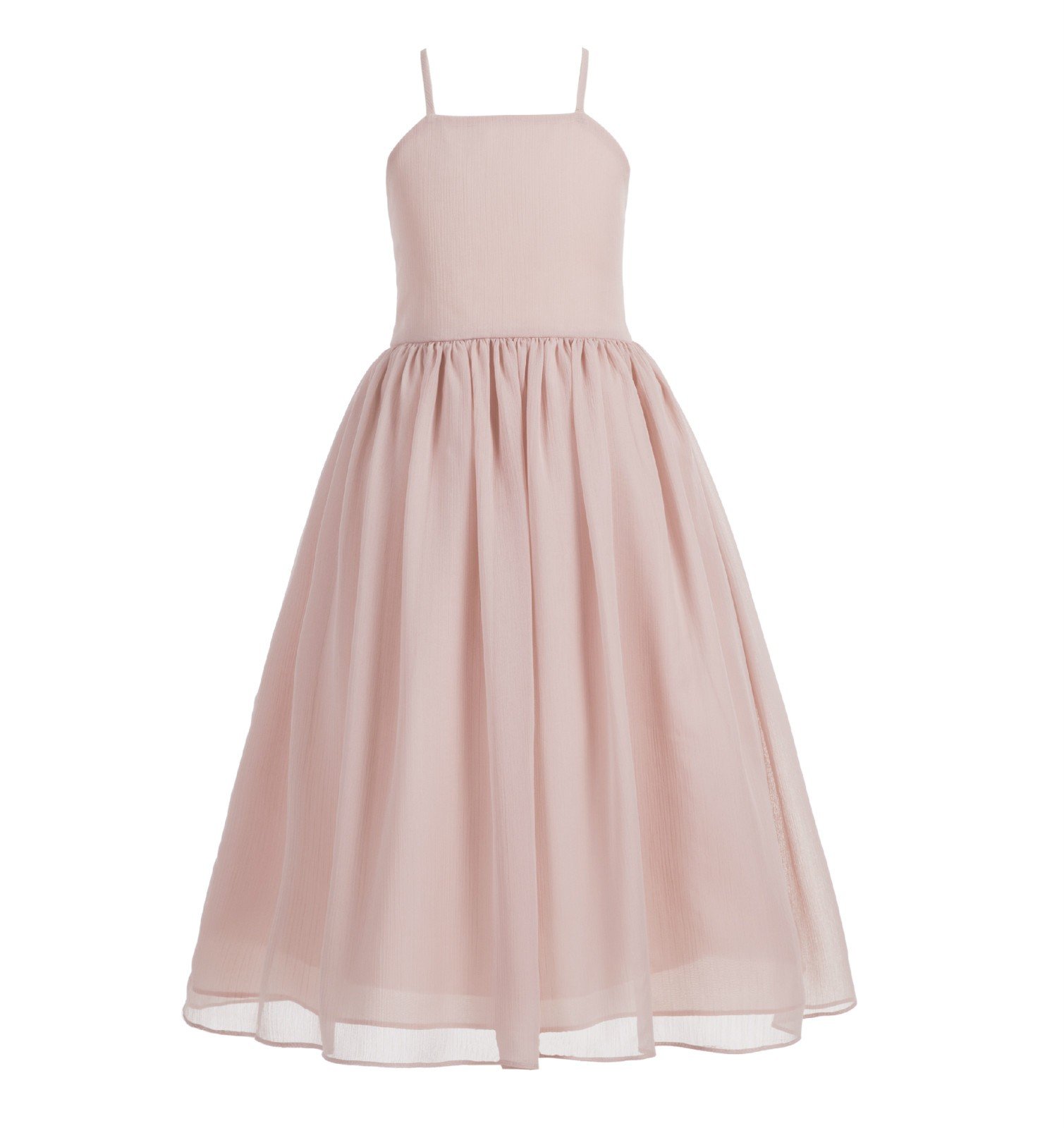 Elegant Criss Cross Chiffon Flower Girl Dresses & Junior Bridesmaid Gowns - Formal Occasions, Weddings, Pageants, and Special Events
