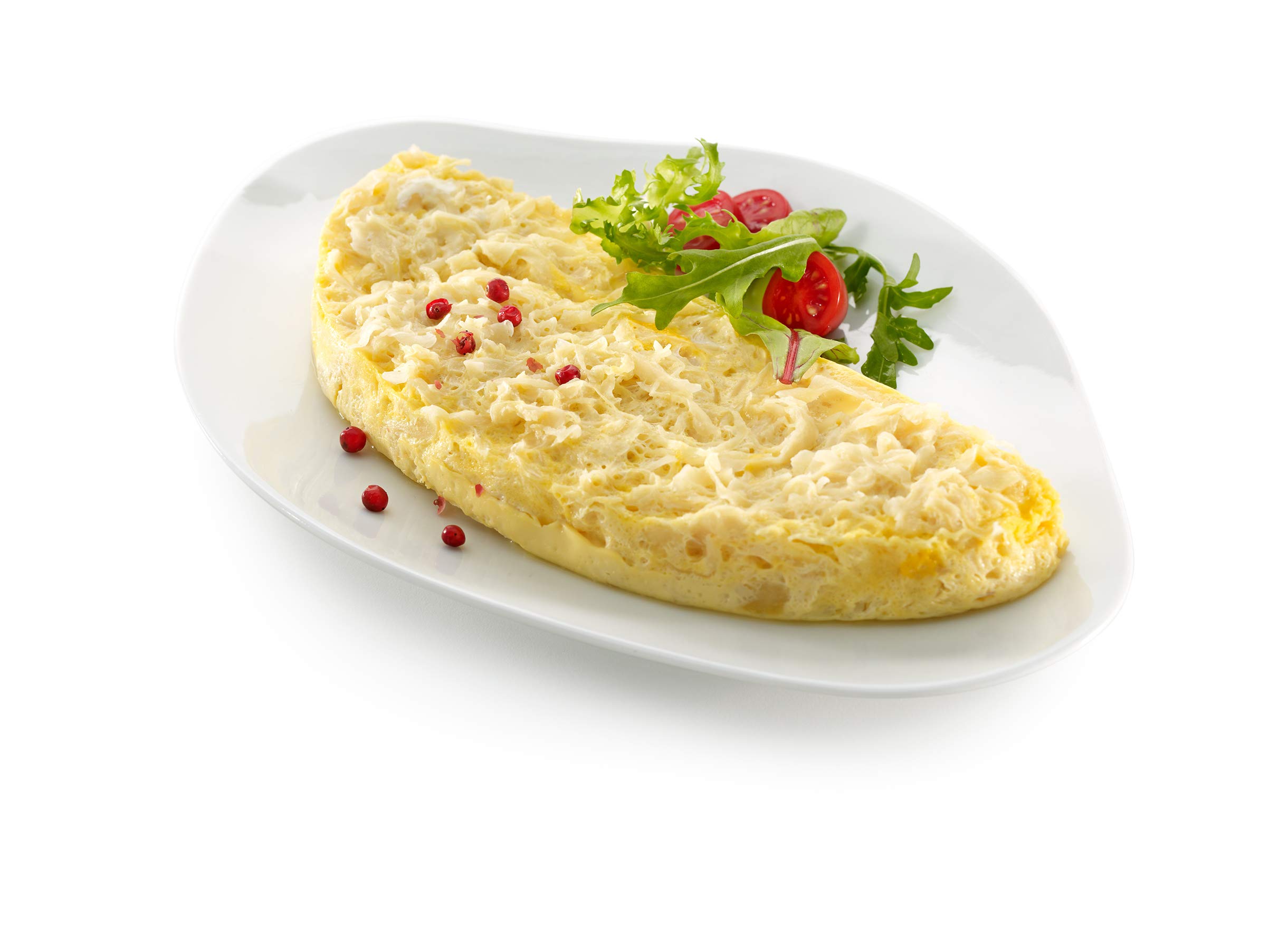 Lekue Red Small Omelette Maker - Quick & Easy Egg Cooker for Healthy Breakfast - Perfect for Home, Kitchen, and Camping Use