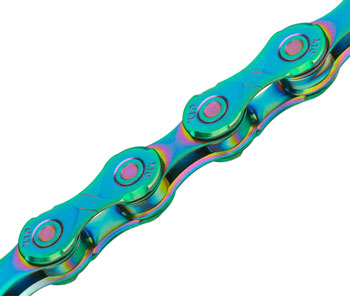 KMC X10 10-Speed Bicycle Chain - 116 Links with Aurora Coating for Smooth Shifting | Ideal for Road Bikes, Mountain Bikes & Urban Cycling