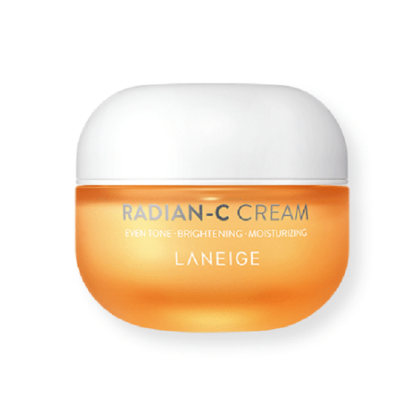 LANEIGE Radian-C Cream - Vitamin C Brightening Moisturizer for Glowing Skin | Day & Night Face Cream for Hydration & Radiance | Perfect for Dry, Dull Skin & Anti-Aging Routine