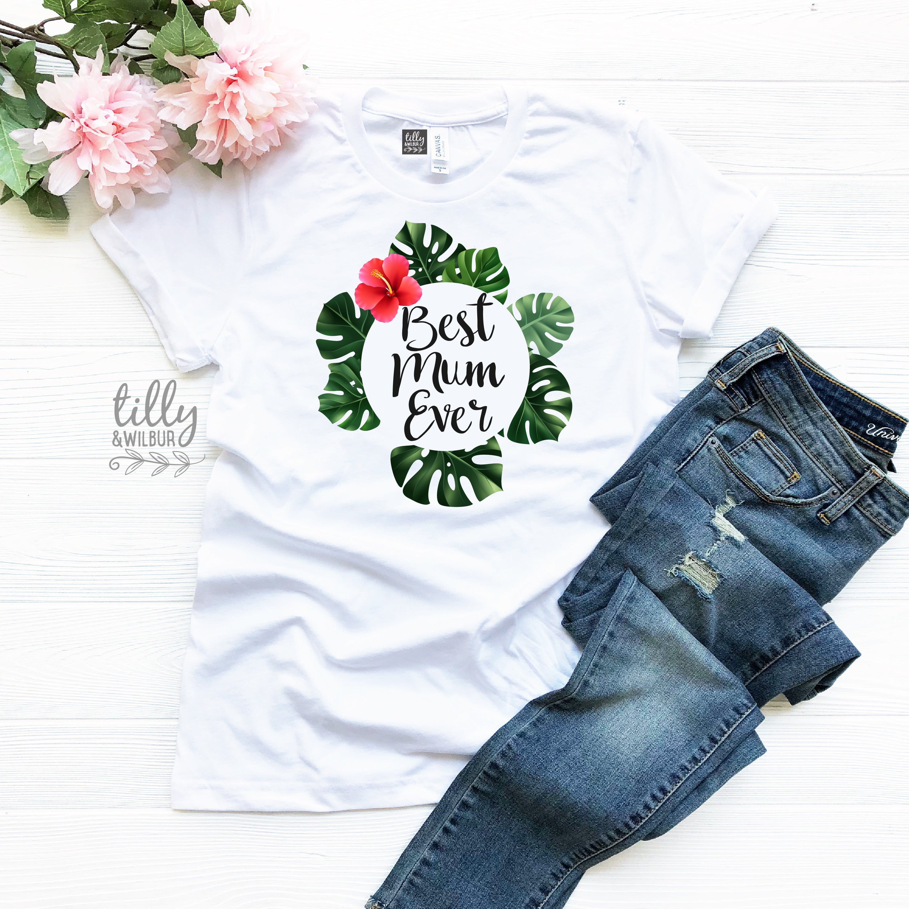 Best Mom Ever Monstera Plant Gift - Perfect for Mother's Day, Birthday, Housewarming & Home Decor