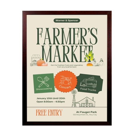 20 x 26 Inch Wooden Poster Frames - Premium Quality SwingFrame for Wall Art Display - Perfect for Home, Office, and Gallery Decor