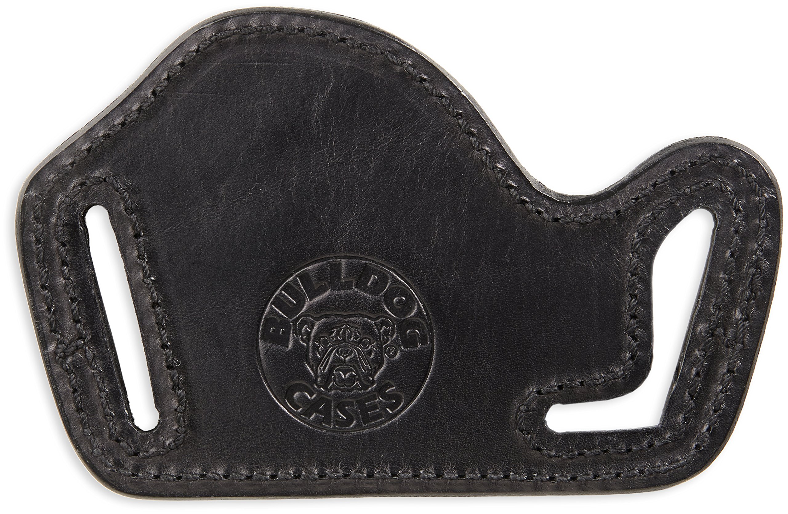 Bulldog Lay Flat Leather Holster for Handguns - Concealed Carry Holster with Comfortable Fit - Perfect for Everyday Use, Range Training & Outdoor Activities