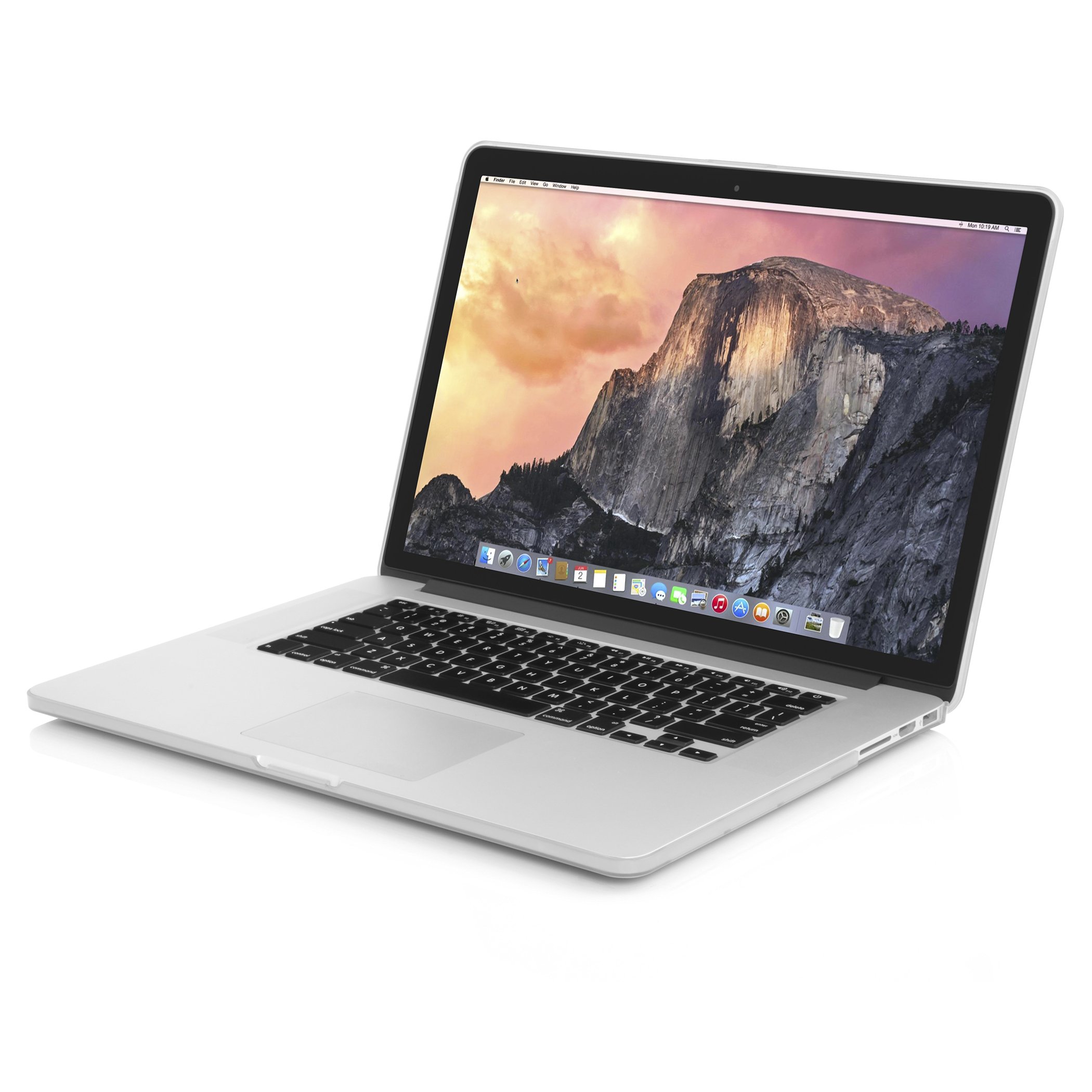 Incipio Feather Lightweight Protective Case for MacBook Pro 15-inch with Retina Display - Frost | Slim Durable Hard Shell Cover for Travel, Work & School | Compatible with MacBook Pro 15