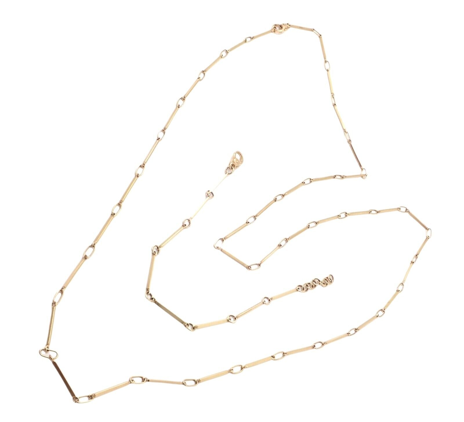 Vintage Pomellato 18K Rose Gold Long Chain Necklace & Bracelet Set - 38.25
